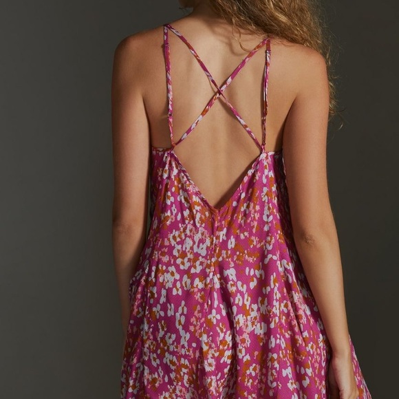 NEW ANTHROPOLOGIE SHEER MINI DRESS - Picture 2 of 5